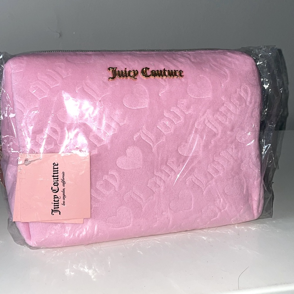 Pink Velvet Juicy Couture Travel bag